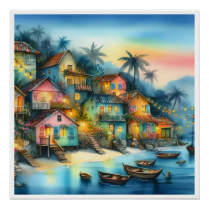 NIEUW Uniek HAÏTI, Aruba, Antigua Perfect Poster