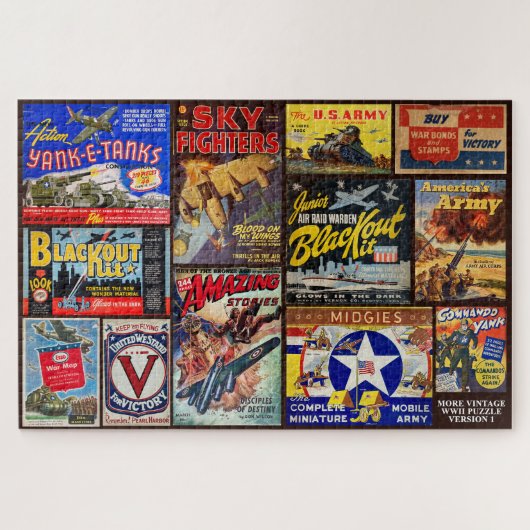 NIEUW! US WW2 HOMEFRONT  JIGSAW PUZZLE LEGPUZZEL (Horizontaal)