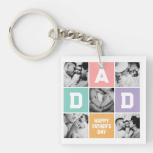 Nieuw Vaderdag familiefraster Sleutelhanger