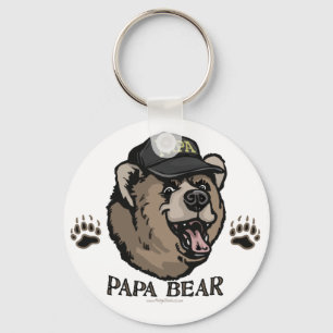 Nieuw Vaderdag Papa Beer Sleutelhanger
