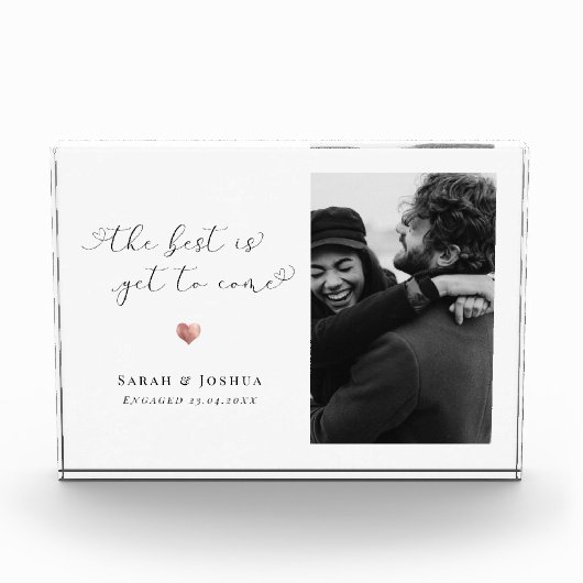 Nieuw Verloving Cadeaubonnetje voor paar Fotoblokken (Voorkant)