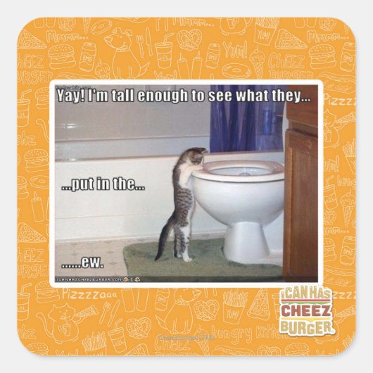 nieuw vierkante sticker (Voorkant)