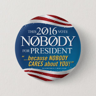 NIEUW VOOR President IN 2016 Ronde Button 5,7 Cm