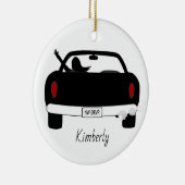 Nieuw Vrouw voor stuurprogramma aangepast Keramisch Ornament (Rechts)