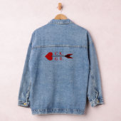 Nieuw Wed Lovers Met Pijl Custom Denim Jas Denim Jacket (Hangar)