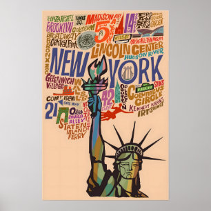 Nieuw York Poster Art Stad Print