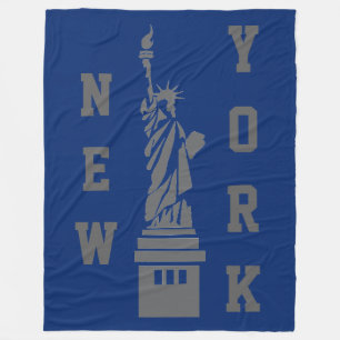 Nieuw York Standbeeld Van Liberty Fleece Deken