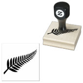NIEUW ZEALAND FERN 	RUBBERSTEMPEL (Gestempeld)
