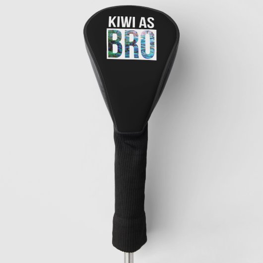 NIEUW-ZEALAND KIWI ALS BRO GOLFHEADCOVER (Voorkant)