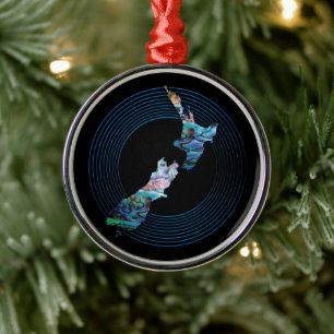 NIEUW ZEALAND KIWI PAUA CHRISTMAS ORNAMENT