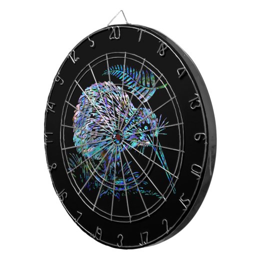 NIEUW ZEALAND KIWI PAUA DARTBOARD DARTBORD (Voorkant Rechts)