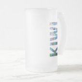 NIEUW-ZEALAND KIWI PAUA MATGLAS BIERPUL (Voorkant rechts)