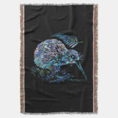 NIEUW ZEALAND KIWI PAUA VIA BLANKET DEKEN (Voorkant Verticaal)