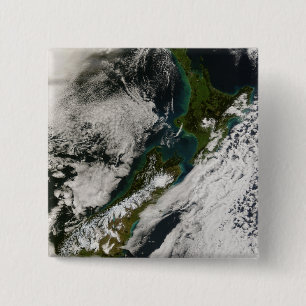 Nieuw-Zeeland 3 Vierkante Button 5,1 Cm