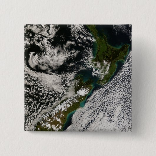 Nieuw-Zeeland 5 Vierkante Button 5,1 Cm (Voorkant)