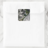 Nieuw-Zeeland 5 Vierkante Sticker (Tas)