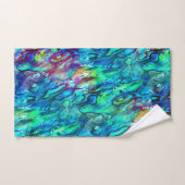 Nieuw-Zeeland Abalone Paua Shell Pattern 1 Bad Handdoek (Handdoek)