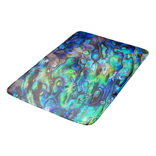 Nieuw-Zeeland Abalone Paua Shell Pattern 1 Badmat (Gekanteld)