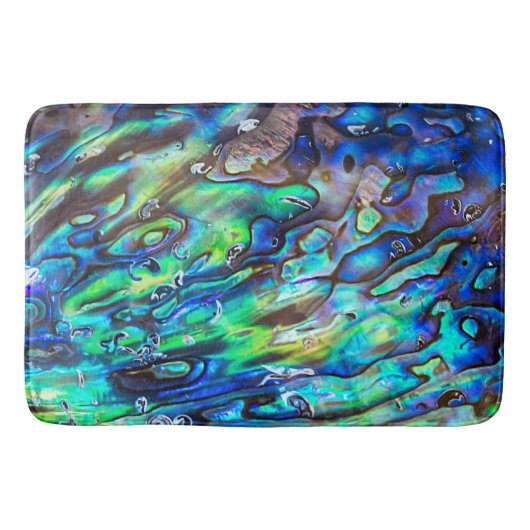 Nieuw-Zeeland Abalone Paua Shell Pattern 1 Badmat (Voorkant)