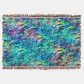 Nieuw-Zeeland Abalone Paua Shell Pattern 1 Deken (Voorkant)