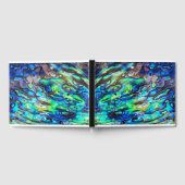 Nieuw-Zeeland Abalone Paua Shell Pattern 1 Gastenboek (Volledig)