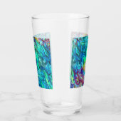 Nieuw-Zeeland Abalone Paua Shell Pattern 1 Glas (Rechts)