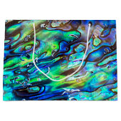 Nieuw-Zeeland Abalone Paua Shell Pattern 1 Groot Cadeauzakje (Voorkant)