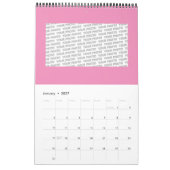 Nieuw-Zeeland Abalone Paua Shell Pattern 1 Kalender (Jan 2027)