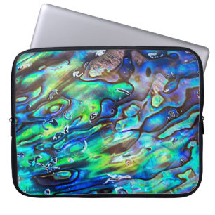 Nieuw-Zeeland Abalone Paua Shell Pattern 1 Laptop Sleeve
