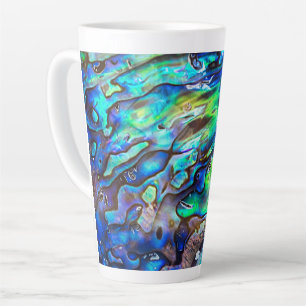 Nieuw-Zeeland Abalone Paua Shell Pattern 1 Latte Mok