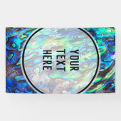 Nieuw-Zeeland Abalone Paua Shell Pattern 1 Spandoek (Horizontaal)