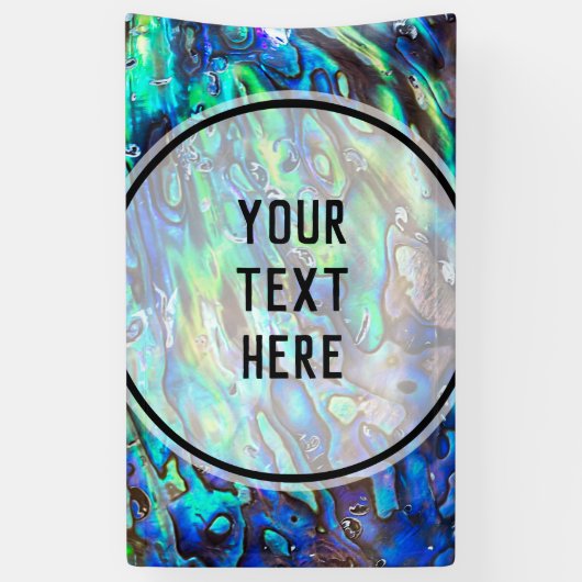 Nieuw-Zeeland Abalone Paua Shell Pattern 1 Spandoek (Verticaal)