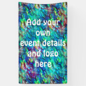 Nieuw-Zeeland Abalone Paua Shell Pattern 1 Spandoek (Verticaal)