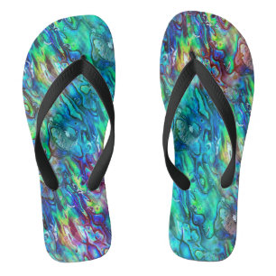 Nieuw-Zeeland Abalone Paua Shell Pattern 1 Teenslippers