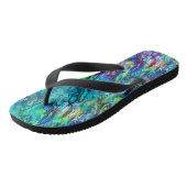Nieuw-Zeeland Abalone Paua Shell Pattern 1 Teenslippers (Schuin)