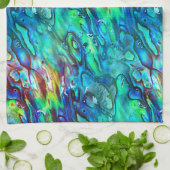 Nieuw-Zeeland Abalone Paua Shell Pattern 1 Theedoek (Gevouwen)