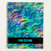 Nieuw-Zeeland Abalone Paua Shell Pattern 1a Planner (Voorkant)