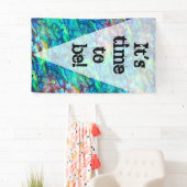 Nieuw-Zeeland Abalone Paua Shell Pattern 1a Spandoek (Insitu)