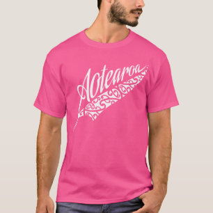 Nieuw-Zeeland Aotearoa Kiwi Fern All Blacks Tattoo T-shirt