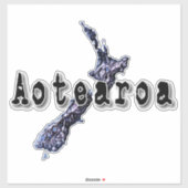 Nieuw-Zeeland - Aotearoa Sticker (Vel)