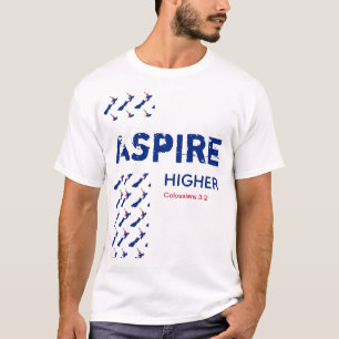 Nieuw-Zeeland ASPIRE HOGER Christelijke scripts T-shirt