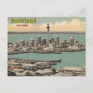 Nieuw-Zeeland Auckland kunst reizen Briefkaart