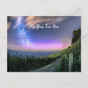 Nieuw-Zeeland Aurora   Dunedin NZ   Zuidelijke lic Briefkaart