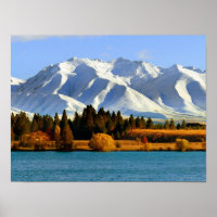 Nieuw-Zeeland berglandschap