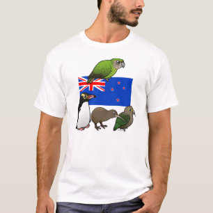 Nieuw-Zeeland Birdorables T-shirt