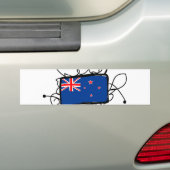 Nieuw-Zeeland Bumpersticker (Op auto)