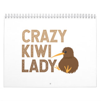 Nieuw-Zeeland Crazy Kiwi Lady Funny Gift Idea Kalender