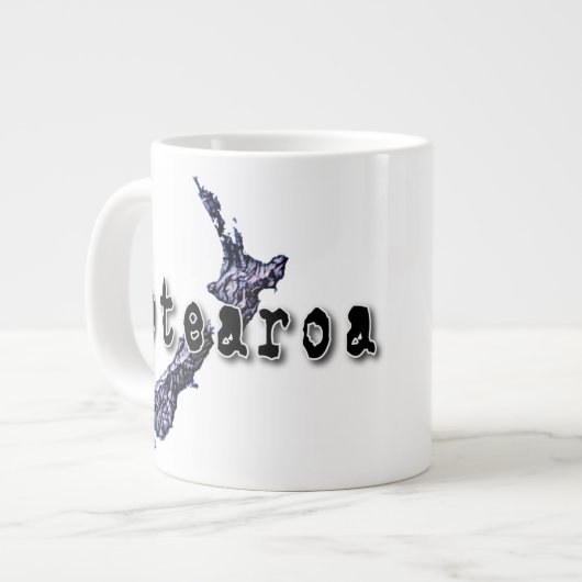 Nieuw-Zeeland Extra Grote Mok (Voorkant links)