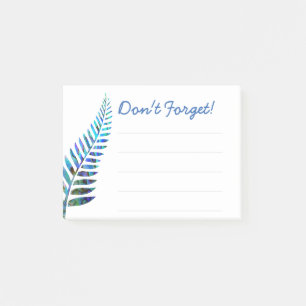 NIEUW ZEELAND FERN PAUA POST-IT-OPMERKINGEN POST-IT® NOTES