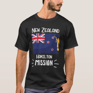 Nieuw-Zeeland Hamilton Mormon LDS Missionaris T-shirt